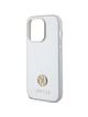 GUESS futerał do IPHONE 15 Pro GUHCP15LPS4DGPS (Strass Metal Logo) srebrny