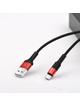 Kabel USB A do USB C Hoco 2A 1 m X26 czarno czerwony
