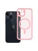 Futerał do iPhone 14 Full Matte Mag Cover zgodny z MagSafe jasnoróżowy