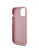 GUESS futerał do IPHONE 15 GUHCP15SHG4SGP (Fixed Glitter Big 4G) różowy