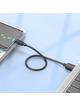 Kabel USB A do USB C Hoco PD 2,4A 27W 0,25 m X96 czarny