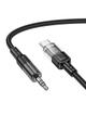 Kabel AUX Jack 3,5 mm do USB C Hoco 1,2 m UPA27 czarny