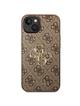 GUESS futerał do IPHONE 13 / 14 / 15 GUHCP14S4GMGBR (4G Big Metal Logo) brązowy