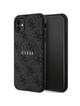GUESS futerał do IPHONE 11 kompatybliny z MagSafe GUHMN61G4GFRK (4G Ring classic logo) czarny