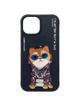 NIMMY futerał GLASSES COOL CAT do IPHONE 15 czarny