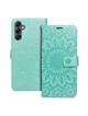 Kabura MEZZO Book do SAMSUNG A14 4G / A14 5G  mandala zielony