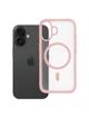 Futerał do iPhone 16 Flexline Mag Cover zgodny z MagSafe różowy