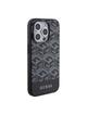 GUESS futerał do IPHONE 15 Pro kompatybilny z MagSafe GUHMP15LHGCFSEK (CUBE Stripes) czarny