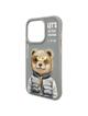 NIMMY futerał COOL&CUTE 2.0 Bear do IPHONE 15 Pro szary