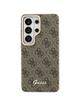 GUESS futerał do SAMSUNG S26 Ultra GUHMS26L5P4FWMSW (4G Script MagSafe) brązowy