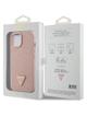 GUESS futerał do IPHONE 13 / 14 / 15 GUHCP15SPCRTHCP (Croco Triangle Metal Logo) różowy
