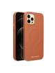 ROAR futerał LEATHER MAG kompatybilny z MagSafe do IPHONE 12 Pro Brązowy