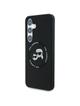 KARL LAGERFELD futerał do SAMSUNG S25 Plus KLHMS25MSKCHTCK (Magnetic Silicone Double Heads) czarny
