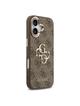 GUESS futerał do IPHONE 17 GUHCP17S4GMGCBR (PU W/ Big 4G Classic Logo) złoto brązowy
