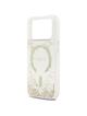 GUESS futerał do IPHONE 17 Pro kompatybilny z MagSafe GUHMP17LRGRGED (Resin Bottom Glitter) złoty
