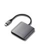 SATECHI adapter HUB 4w1 Typ C ST-H4CPDM szary