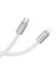 Kabel USB C do Lightning Hoco PD 30W 1 m płaski  X125 biały