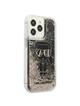 KARL LAGERFELD futerał do IPHONE 13 Pro KLHCP13LLGGKBK (Liquid Glitter Gatsby Ikonik) czarny