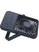 Wentylator / wiatrak biurkowy z regulowaną podstawką HX-122 ciemny niebieski