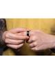 Smart Ring R8- inteligentny pierścień ceramiczny ze stacją ładującą rozmiar 15,4mm czarny