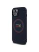 RED BULL futerał do IPHONE 14 kompatybilny z MagSafe RBHMP14S24SIILVR (Silicone red Ring) navy