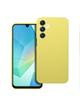 Futerał SILICONE 2mm do SAMSUNG A16 5G / A16 4G żółty
