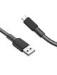 Kabel USB A do Micro USB Hoco 2,4A 1 m X69 czarno biały
