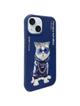 NIMMY futerał GLASSES COOL CAT do IPHONE 15 niebieski