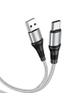 Kabel USB A do USB C Hoco 3A 1 m X50 szary