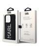 KARL LAGERFELD futerał do IPHONE 15 Pro KLHCP15L3DMBKCK (3D Logo Glitter) czarny