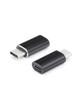 Adapter Lightning (żeński) do Typ C (męski) czarny