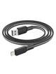 Kabel USB A do Lightning Hoco 2,4A 1 m X69 czarno biały