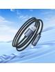 Kabel USB A do Lightning Hoco 2,4A z wyświetlaczem 1 m X112 czarny