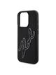 KARL LAGERFELD futerał do IPHONE 15 Pro KLHCP15L3DRKSDLK (3D Rubber Signature) black