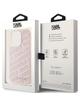 KARL LAGERFELD futerał do IPHONE 15 Pro KLHCP15LPQKPMP (Quilted Pattern) różowy