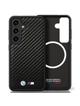 BMW futerał do SAMSUNG S25 kompatybilny z MagSafe BMHMS25S24PUCILK (PU Carbon Metal Logos) black