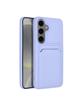 Futerał CARD CASE do SAMSUNG S24 fioletowy