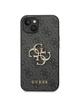 GUESS futerał do IPHONE 13 / 14 / 15 GUHCP14S4GMGGR (4G Big Metal Logo) szary