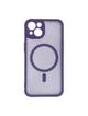 Futerał FULL MATTE MAG COVER kompatybilny z MagSafe do IPHONE 13 fioletowy