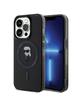 KARL LAGERFELD futerał do IPHONE 15 Pro KLHMP15LHFCKNOK (Ikonik + MAG) czarny