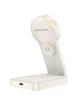 Ładowarka indukcyjna Hoco 3w1 15W zgodna z MagSafe CQ3 biała