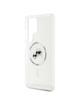 KARL LAGERFELD futerał do SAMSUNG S25 Ultra KLHMS25LHLSKCH (Magnetic IML Metal KC Heads) biały