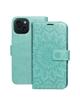 Kabura MEZZO Book do IPHONE 15 mandala zielony