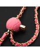 Łańcuch / Smycz z uchwytem GLAMOUR wszystkie modele max 80mm szer. RÓŻOWY