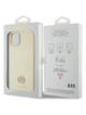 GUESS futerał do IPHONE 13 / 14 / 15 GUHCP15SPS4DGPD (Leather 4G Metal Logo Strass) złoty