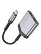 Adapter AUX 2w1 USB C do 2 x USB C Hoco 27W LS40 szary