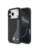BMW futerał do IPHONE 17 Pro kompatybilny z MagSafe BMHMP17L25PCCSCAK (PU Carbon Logo) anthracite