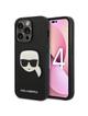 KARL LAGERFELD futerał do IPHONE 14 Pro KLHCP14LSAPKHK (Saffiano With Karl Head Patch) czarny