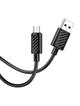 Kabel USB A do Micro USB Hoco 2,4A 2 m X88 czarny