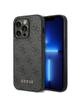 GUESS futerał do IPHONE 14 Pro Max GUHCP14XG4GFGR (4G Gold Logo) szary